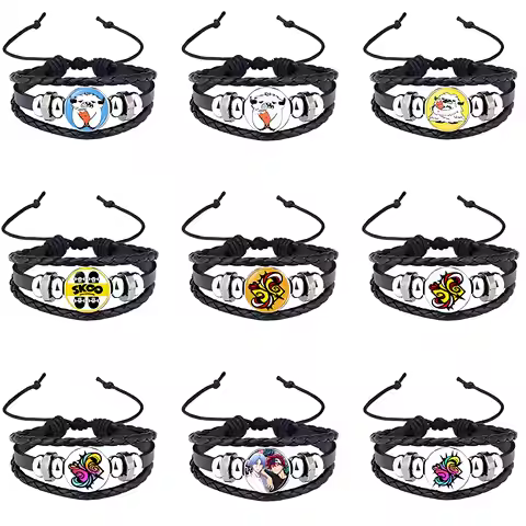 Anime SK∞ SK8 the Infinity Bracelet Reki Kyan Miya Langa Cosplay Cartoon Costume Props PU Leather Br