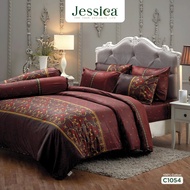 Jessica Cotton Silk Shine C1054 ชุดเครื่องนอน ผ้าปูที่นอน ผ้าห่มนวม เจสสิก้า พิมพ์ลายได้อย่างสวยงาม