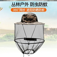 Face Mask Beekeeping Stinger Men Travel Cover Face Peak Breathable Folding Anti-Hat Anti-Insect Anti