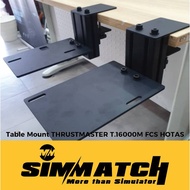 Table clamp for THRUSTMASTER T.16000M FCS HOTAS use 4080 aluminium Profile mounting bracket