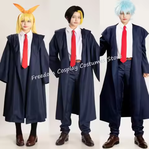 Anime Mashle Magic and Muscles Cosplay Costume Mashle Robe Lemon Irvine Costume for Women Men Themed