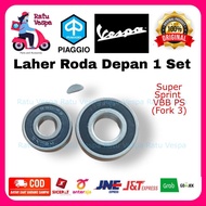 Laher Roda depan 1set (Fork 3) Vespa VBB Super Sprint PS Strada