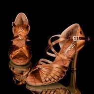 升級版ADS拉丁舞鞋女專業倫巴恰恰中跟成人軟底 高跟廣場國標錐子