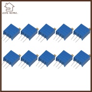 YELGIRL Cermet Potentiometer, Trimmer 3296W-104, High Precision Variable Resistors Pot 100K Ohm