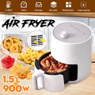 1.5L Air Fryer Cooker 900W Electric Deep Fryers Oven Oil Free Low Fat Healthy White