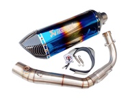 ชุดท่อ Forza350 ท่อแต่ง HONDA Forza350 +ปลายท่อ AK18 นิ้วใบอ้วน
