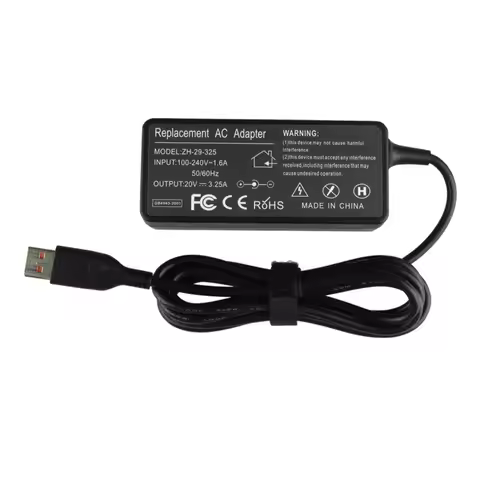 20V 3.25A 65W Replacement for Laptop-Charger Lenovo-Yoga 700 700-11ISK 700-14ISK 80QE Yoga 900 900-1