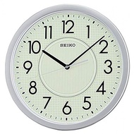 Seiko Round Aluminum Luminous Wall Clock QXA629S