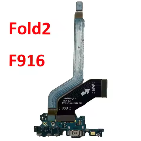 USB Charging Port Dock Port Main Signal Antenna Flex Cable For Samsung Galaxy Z Fold 2 Fold2 5G F916