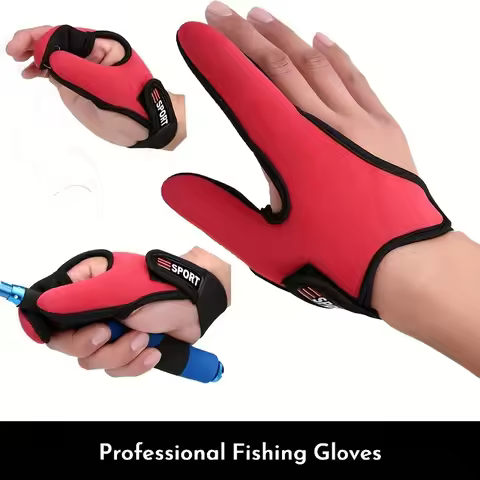 2 Fingers Fishing Gloves Sea Fishing Finger Protector Outdoor Fishing Tool Tackle Accessories Gloves