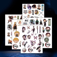 Demon Slayer Tattoo Set Face Temporary Tattoo Child Tattoo Sticker Body Tatoo For Kids Cute U5u0