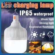 ♫ 【24H Shipping】Rechargeable LED Light Emergency Light 30/60/80/100W Outdoor Lighting Portable LED L