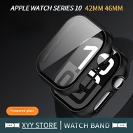 【iWatch S11/10】Screen Protector+Case For Apple Watch Series 11 10 42mm 46mm Tempered Glass Cover