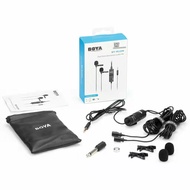 Boya BY-M1DM Lav Lavalier microfone Omnidirectional Condenser Microphone 3.5mm