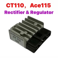 MODENAS CT110 RECTIFIER & REGULATOR PNP ACE115 KATAU KATAB KATAO RECITIFIER RETIFIER KATAP REGULATOR