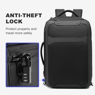 OZUKO Anti Theft Men Laptop USB Charging Backpack Waterproof Travel Business Bagpack