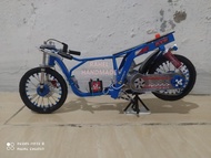 Miniatur motor drag beat bisa di gas full asesoris