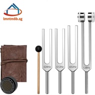 Tuning Forks for Healing Set 128Hz 432Hz 512Hz 528Hz Weighted & Unweighted Frequency Tools for Yoga,