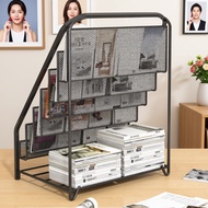 【In Stock】Living Room Household Floor-standing Multifunctional Bookshelf Desktop Storage Rack Simple
