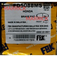 Honda Integra DC2 DC5 brake pad front FBK