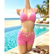 BikiniStoreVn : 2-Piece Swimsuit Shorts B62 - Pretty 2-Piece Bikini Shorts - Beach Swimsuit