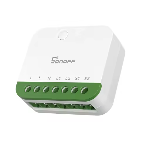 SONOFF MINI-2GS MINI DUO 2-Gang Matter Over WiFi Smart Switch Detach Relay Mode Smart Home Remote Co