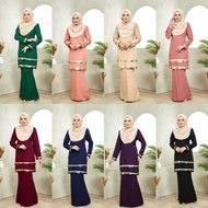 [XS-4XL] Haura Kurung Moden with Sequin Lace