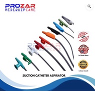 (1PC) SUCTION CATHETER ASPIRATOR SIZE 6/8/10/12/14 Fr WITH FINGERTIP CONTROL**