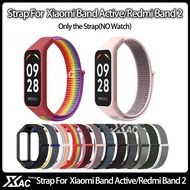 Nylon Strap with Case Bracelet Replacement Wristband for Redmi Smart Band 2 / Xiaomi Smart Band 8 Ac