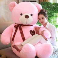 Extra Large Teddy Bear 100cm/160cm Choco/Brown/Pink