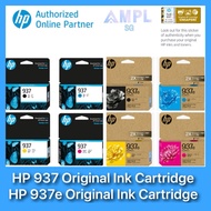 Genuine HP 937 HP 937e | Black, Cyan, Magenta, Yellow Original Ink Cartridges | HP 9120e 9130e 9720e