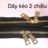 2-way zipper, 5 teeth - metal, handbag zipper, not including zipper (Handbag zipper) zipper replacem