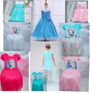 Dress For Kids with cape Frozen