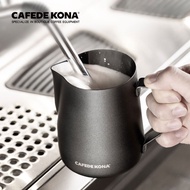 CAFEDE KONA Teflon Latte Cup Stainless Steel Latte Vase Fancy Coffee Milk Cup 600ml 300cc