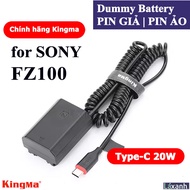 Dummy Type-C FZ100 | Pin giả pin ảo pin dummy battery DC Coupler SONY FZ100 NP-FZ100 cho SONY A6700 