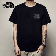 S-5XLเสื้อยืดแขนสั้นคอกลมThe NORTH FACE เสื้อยืดแขนสั้น ครึ่งแขน สําหรับผู้ชายCotton 100%  [S-5XL]