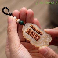 [ IN STOCK ] Abacus Shaped Key Ring, Abacus Shaped Trinket Sheeps Horn Abacus Shaped Key Chain, Fashion Diy Handmade Jewelry Abacus Shaped Pendant Ornament