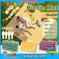 300x200CM Extra Large Waterproof Picnic Mat Foldable Portable Camping Beach Tikar Berkelah Blanket .