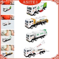 [ Realistic Garbage Truck Toy Educational Sanitation Truck Car Model for Children 3+ Toddlers Valentine's Day Gift
