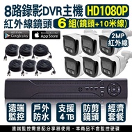 I No Name-Monitor Camera Cheap Discount 8-Channel 6-Piece Monitoring Package Mobile Phone Remote 108
