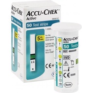 ACCU CHEK Active 50 Sheets Test Strips Diabetic Blood Glucose Medical Check