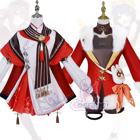 2025 Genshin Impact New Skin Lantern Rite Hu Tao Cherries Snow Laden Hutao Cosplay Costume Xiang Lin