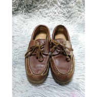 Brown Leather Boat Shoes
