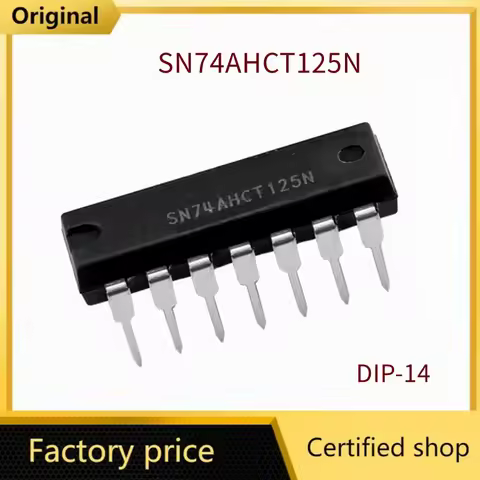 5-50Pcs/Lot SN74AHCT125N 74AHCT125N 74AHCT125 In-line DIP-14 logic IC chip