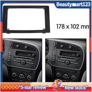 【BM】Car Stereo Radio Fascia Dash Panel 2 Din Frame Trim Kit for SAAB 9-3 2007-2011