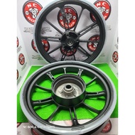 OKIMURA MAGS CNC BLACK F185X14 / R215X14 FOR CLICK 125I V1 V2
