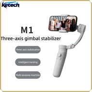 M1 Foldable Handheld Gimbal 3-Axis Stabilizer Smart Face Tracking Phone Holder for Photography & Liv