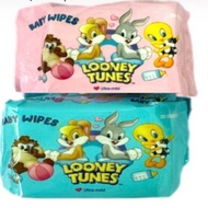 🔥READY STOCK🔥1pcs / 3pcs BABY WIPES TISSUE / LOONEY TUNES WET TISSUES /  LOONEY  TUNES WIPES TISSUE