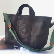 กระเป๋าผ้าแคนวาสแฟชั่นกระเป๋าเดินทางกระเป๋าสายทอ NBHD สระว่ายน้ํา Aoyama กระเป๋าถือกระเป๋าสะพายข้างจ