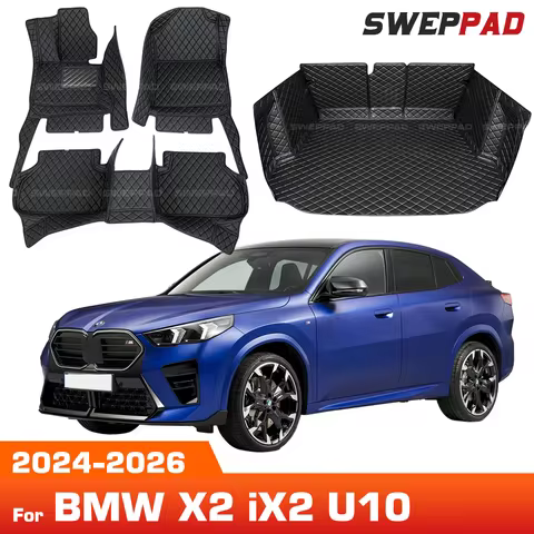 For BMW X2 iX2 sDrive20i U10 5-Seat 2024 2025 2026 Car floor mats Foot Pads 3D Car Trunk Mat Cargo L